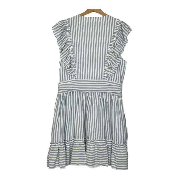 Saylor Adelaide Striped Ruffle Mini Dress - Picture 10 of 12